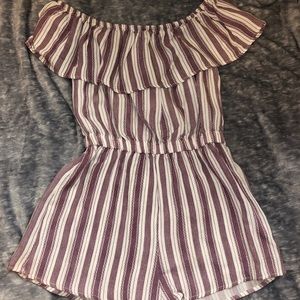 Off the shoulder romper